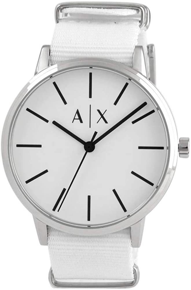 最高 ARMANI 人気 ナイロン シルバー 42mm 腕時計 EXCHANGE アナログ時計 最高 ARMANI 人気 ナイロン シルバー 42mm 腕時計 EXCHANGE アナログ時計