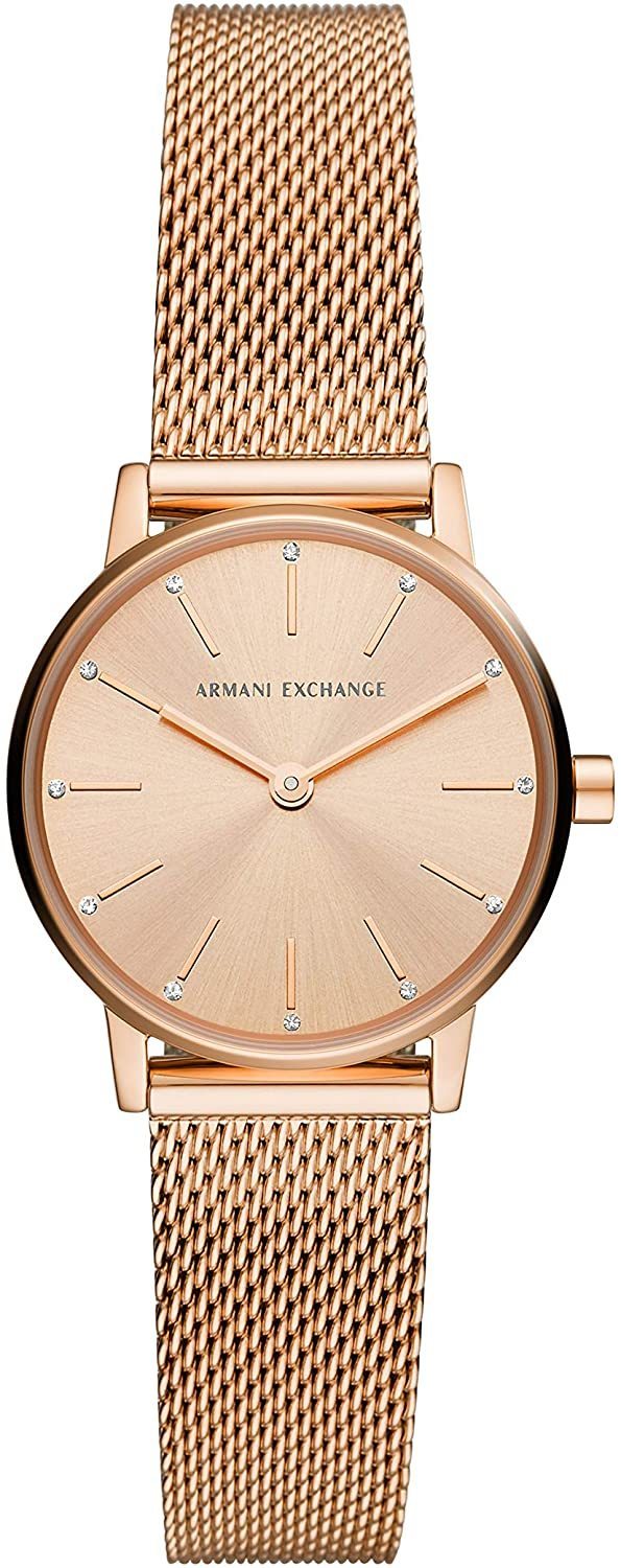 ARMANI EXCHANGE 腕時計 28mm ローズゴールド 人気