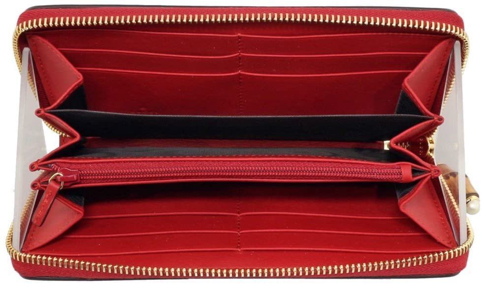 グッチ 長財布 453158 DVU0G 6433 ハイビスカスレッド 国内即発 グッチ 長財布 453158 ハイビスカスレッド ニムフェア