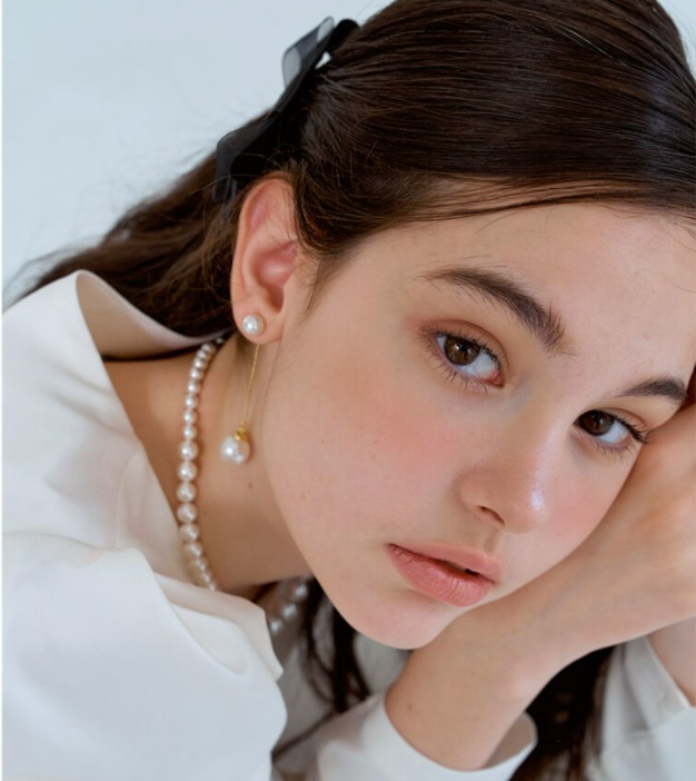 kindababy☆2 way swa pearl 'drop' earring