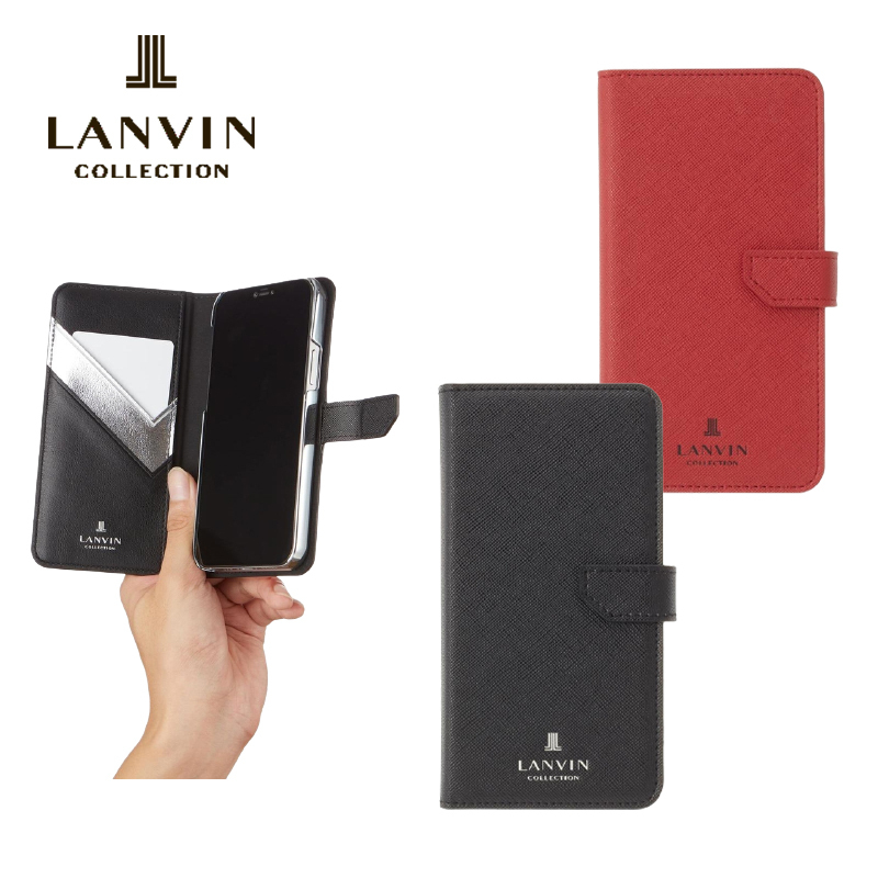 【国内発送】LANVIN 手帳型 iPhoneケース（4サイズ）