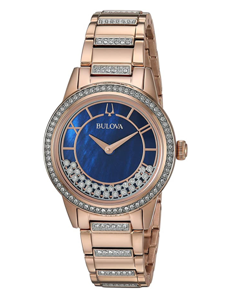 アナログ腕時計 Bulova Women's Quartz Movement Two Tone Dress