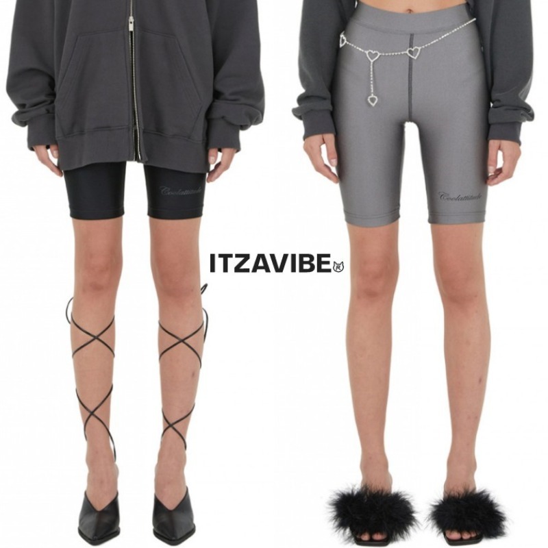 【ITZAVIBE】Cool Attitude Biker Shorts ★ 全3色 ★ 韓国人気