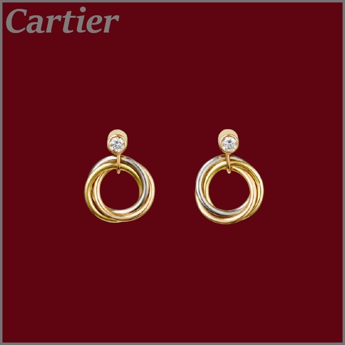 豪華で新しい Trinity Cartier Pierce ピアス【片耳】 トリニティ