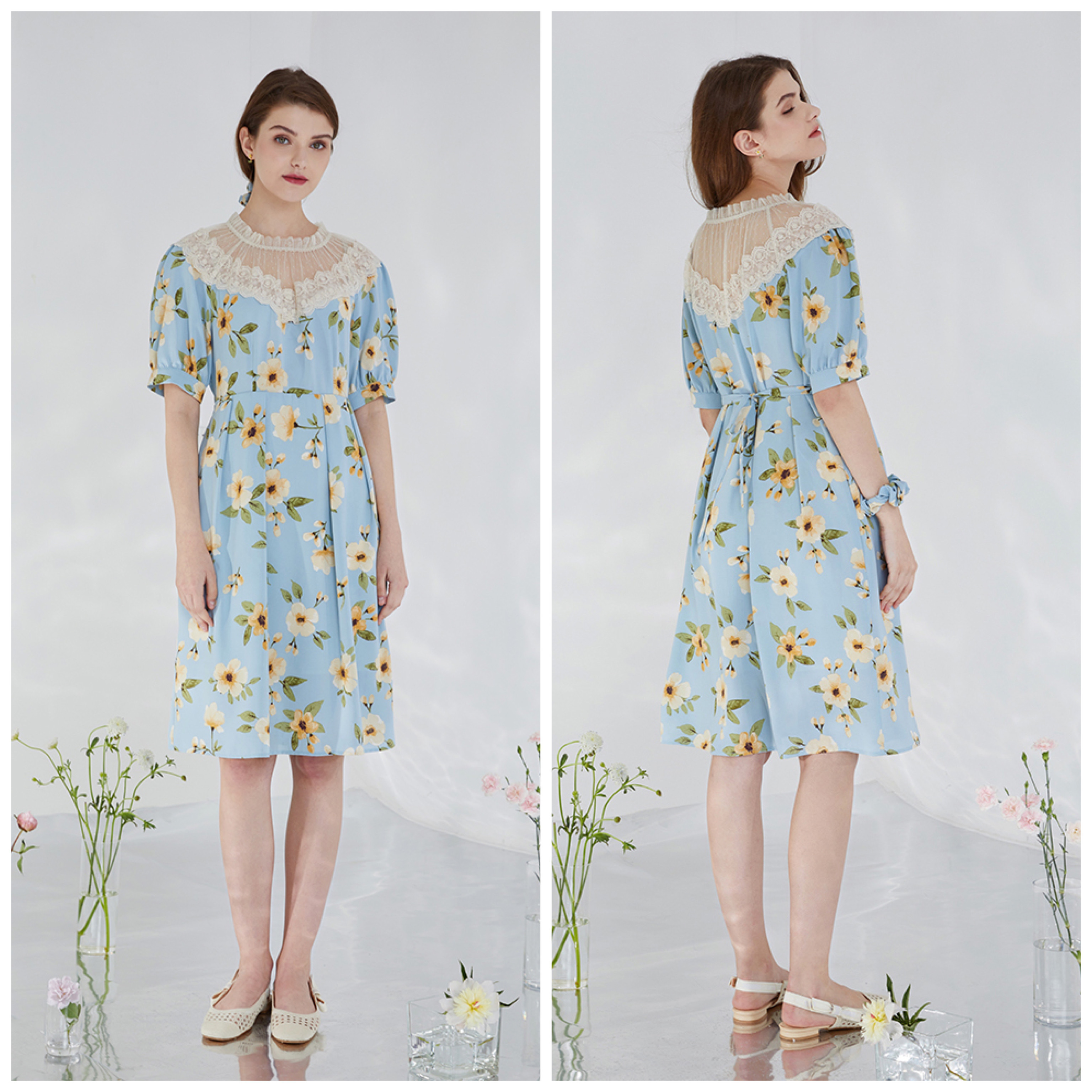 Taylor愛用ブランド♪Guell Lace Dress*フローラルワンピース