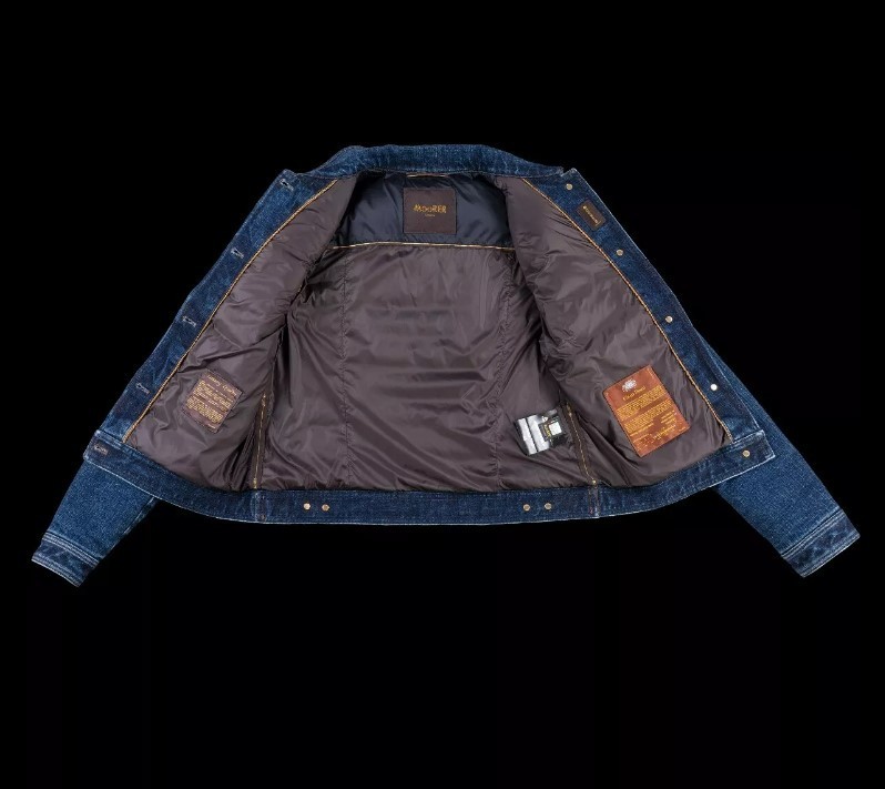 【直営買付】人気☆MooRER ムーレー ダウン デニム ジャケット