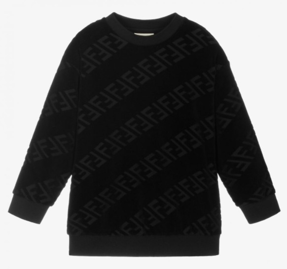 FENDI キッズ用トップス 【大人もOK】FENDI フェンディ FFロゴ スウェットシャツ(8)