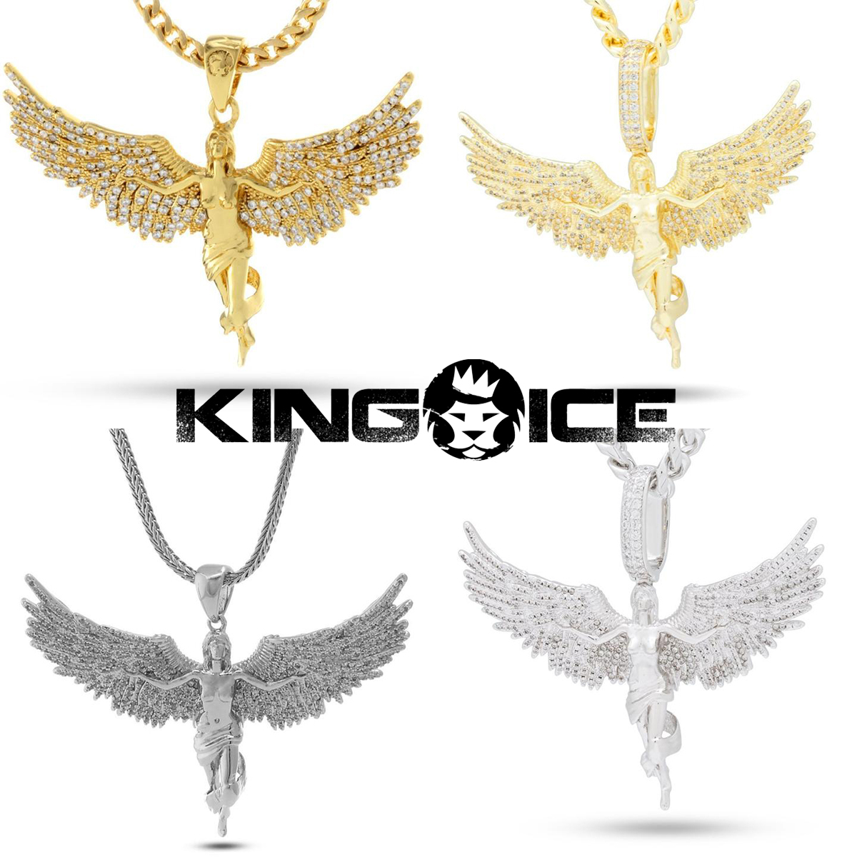 KING ICE キングアイス SOARING ANGEL NECKLACE ネックレス