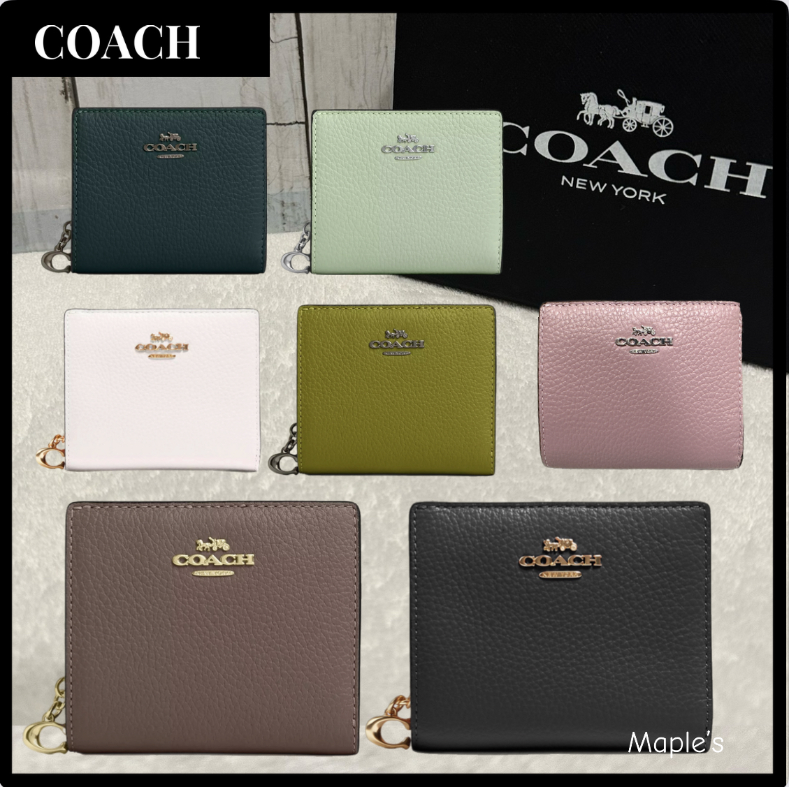 【Coach】二つ折り財布 Snap Wallet