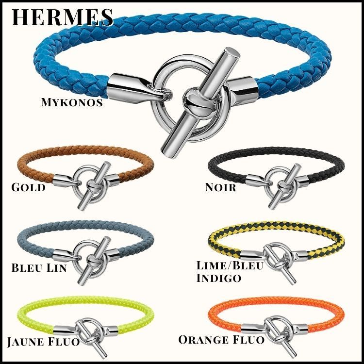 [HERMES]* Glenan H bracelet *シルバーブレスレット
