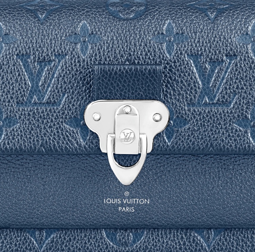 Louis Vuitton 長財布 21FW 新作 ◆ 便利 ショルダーバッグ 財布 チェーン 青 長財布(6)