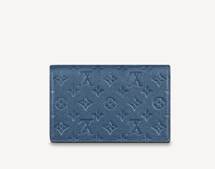 Louis Vuitton 長財布 21FW 新作 ◆ 便利 ショルダーバッグ 財布 チェーン 青 長財布(7)