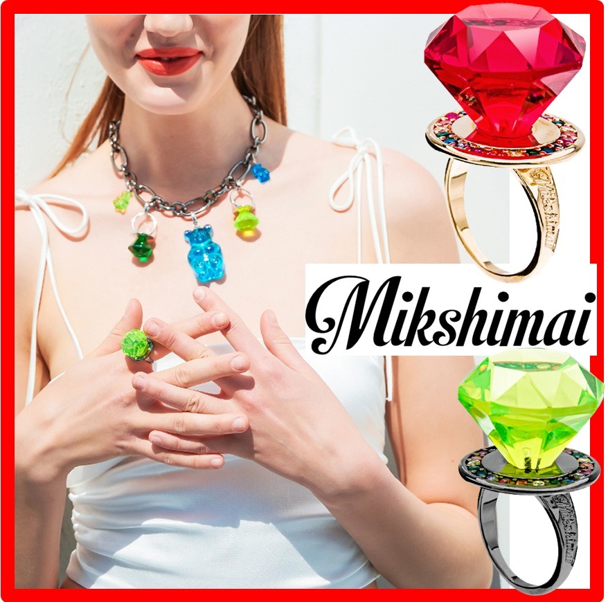 ☆BTS J-HOPE着用☆【MIKSHIMAI】☆Rainbow Pop Candy Rin.g☆