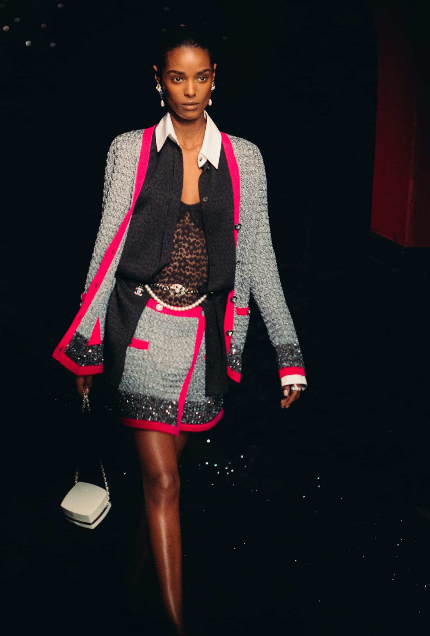 CHANEL スカート 《21AW♪》CHANEL スカート ヴィスコース CC ロゴ 新作 限定(6)