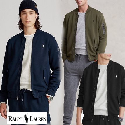 Ralph Lauren ブルゾン 最新作　ポロラルフローレン　ダブルニットボンバージャケット(7)