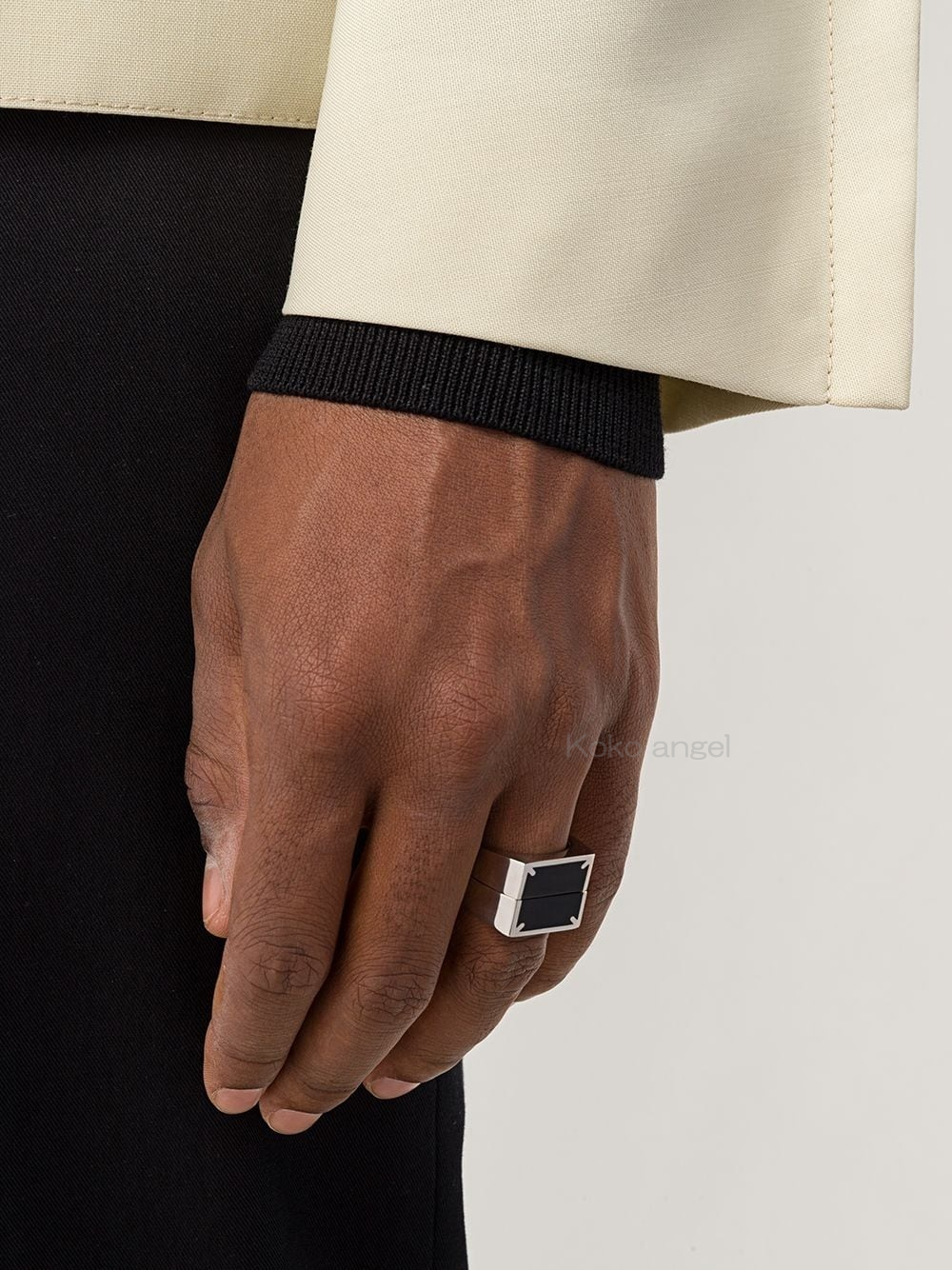 Maison Margiela Two stackable rings (SM1UQ0010S12696962)