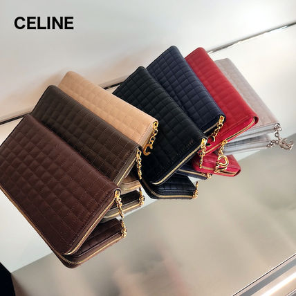 カーキ CELINE(セリーヌ) 財布・小物(レディース) - 海外通販のBUYMA