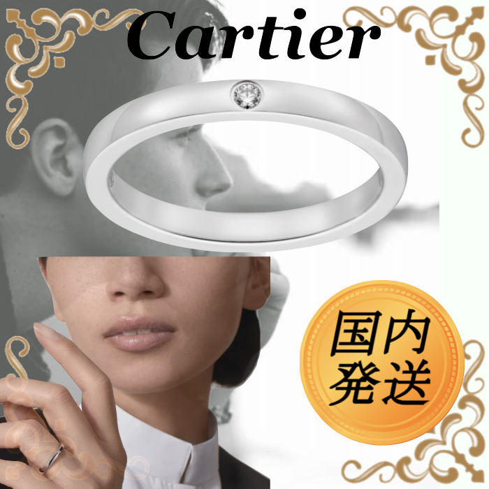 磨き済み】☆Cartier☆ バレリーナ ウェディングリング 定価21万