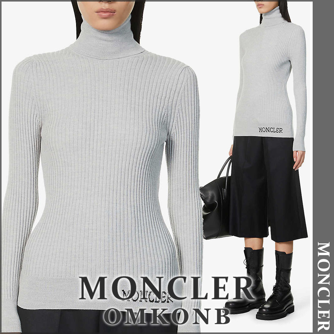 逆輸入 【国内発送・関税込】MONCLER 刺繍タートルネックウールセーター ニット・セーター 逆輸入 【国内発送・関税込】MONCLER 刺繍タートルネックウールセーター ニット・セーター