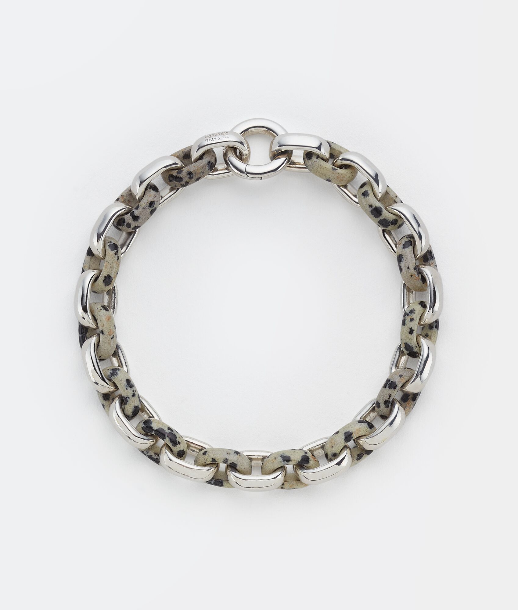 BOTTEGA VENETA ブレスレット 【BOTTEGA VENETA】ダルメシアン シルバー チェーンブレスレット(3)
