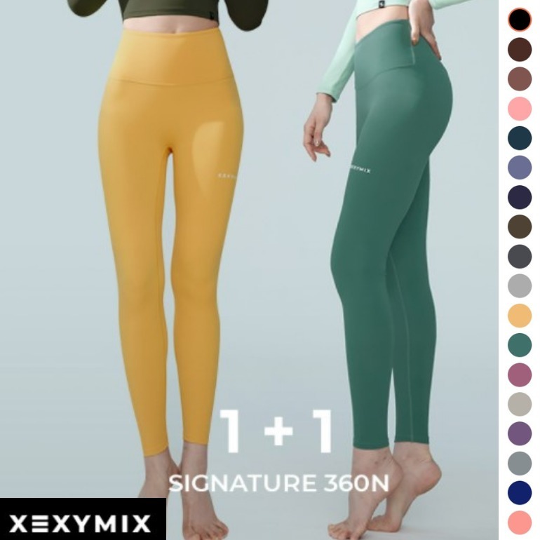 ★XEXYMIX★ 韓国ヨガ専門ブランド/レギンス360N /18color