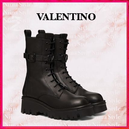 VALENTINO VLOGO x ショートブーツ・ブーティ(レディース)|新作を海外 VALENTINO VLOGO x ショートブーツ・ブーティ(レディース)|新作を海外
