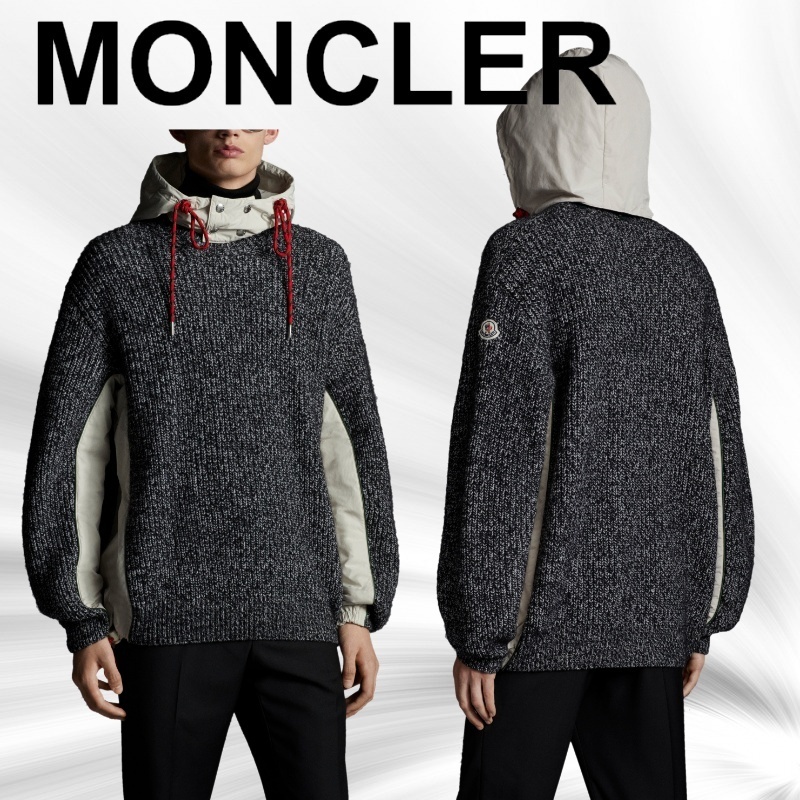 激安本物 ニット 【安心の直営店買付】MONCLER セーター ロゴ フード ニット・セーター サイズを選択してください:M 激安本物 ニット 【安心の直営店買付】MONCLER セーター ロゴ フード ニット・セーター サイズを選択してください:M