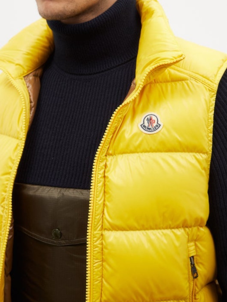 MONCLER ダウンベスト MONCLER ボルム フーデッド ダウンジレ(4)