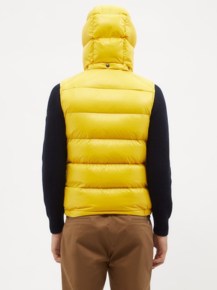 MONCLER ダウンベスト MONCLER ボルム フーデッド ダウンジレ(6)