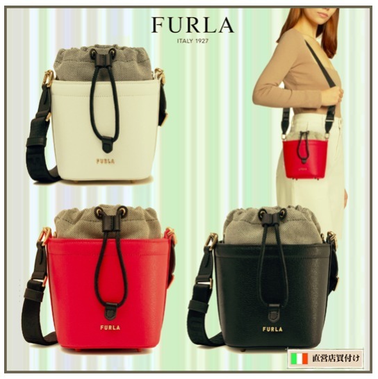 【アウトレット☆送料無料】 ★Furla★ Vertigine バケットバッグ 21-22A/W【イタリア買付】 ショルダーバッグ・ポシェット 【アウトレット☆送料無料】 ★Furla★ Vertigine バケットバッグ 21-22A/W【イタリア買付】 ショルダーバッグ・ポシェット