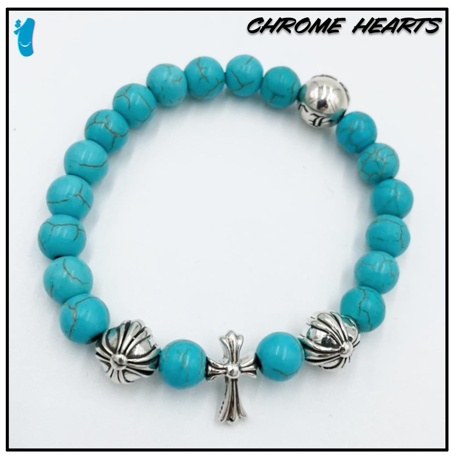 特価ブランドクロムハーツ クロスボール ブレスレット Crossball ターコイズ Chrome Hearts ブレスレット ブレスレット アクセサリー 62 132 Www Cepeige Org