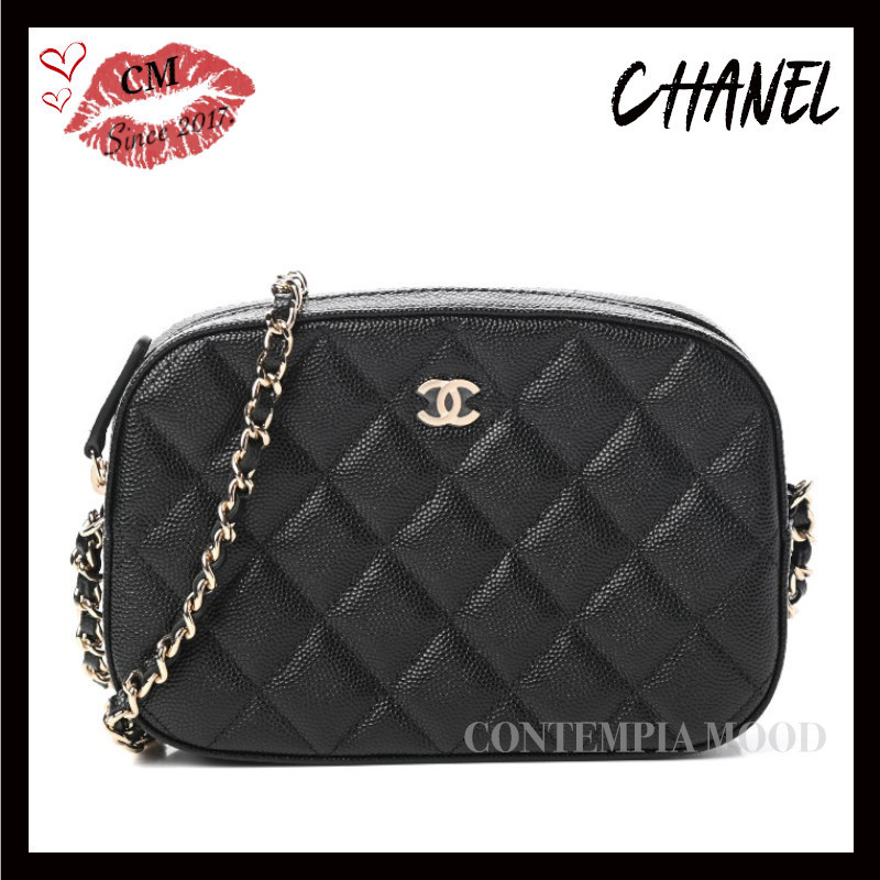 1点限定 CHANEL(シャネル) キャビアスキン カメラ バッグ