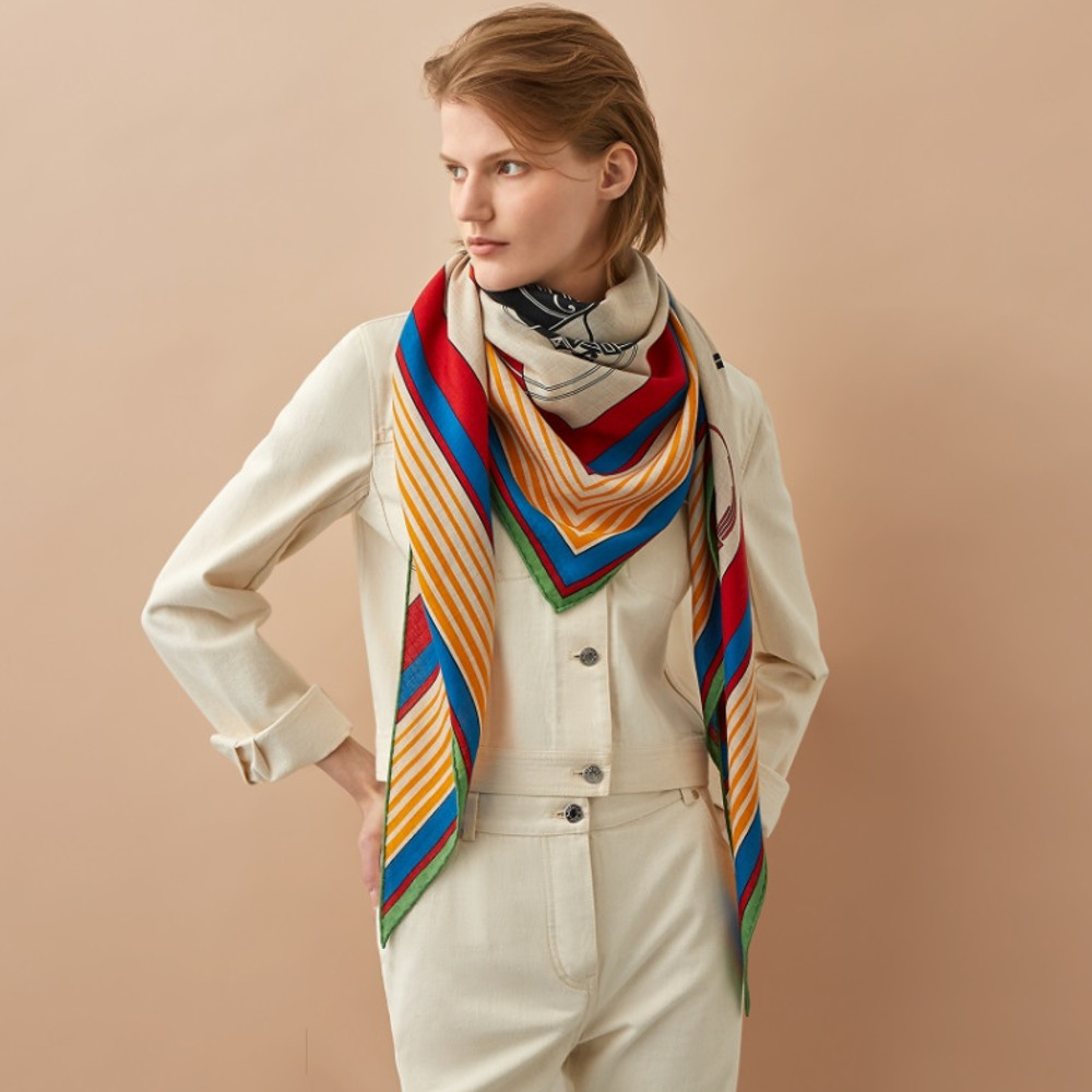 日本未入荷 HERMES トライアングルジェアン エクスリブリス 6色