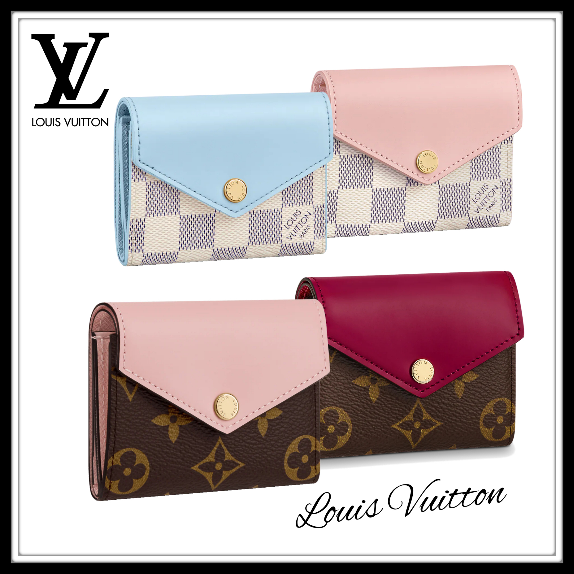LOUIS VUITTON☆ZOE WALLET☆ゾエ コンパクトウォレット☆送料込