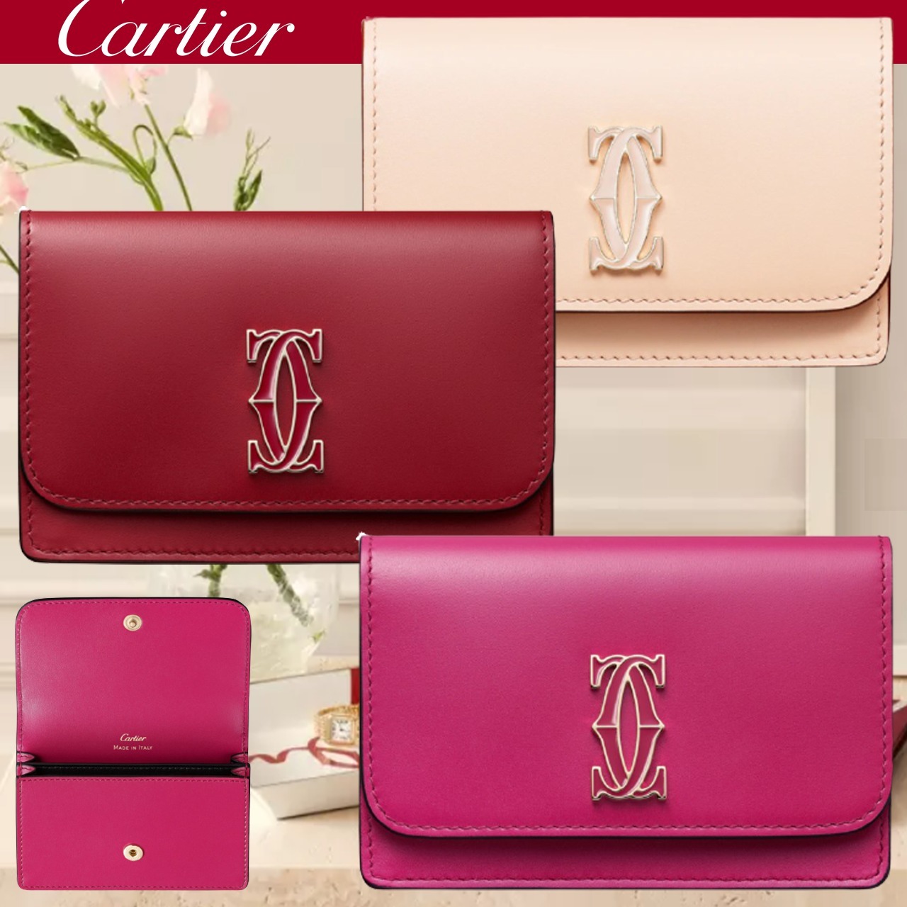 超大特価 即発*Cartier カルティエ ロゴ レザー ドゥーブルC カードケース カードケース・名刺入れ 超大特価 即発*Cartier カルティエ ロゴ レザー ドゥーブルC カードケース カードケース・名刺入れ