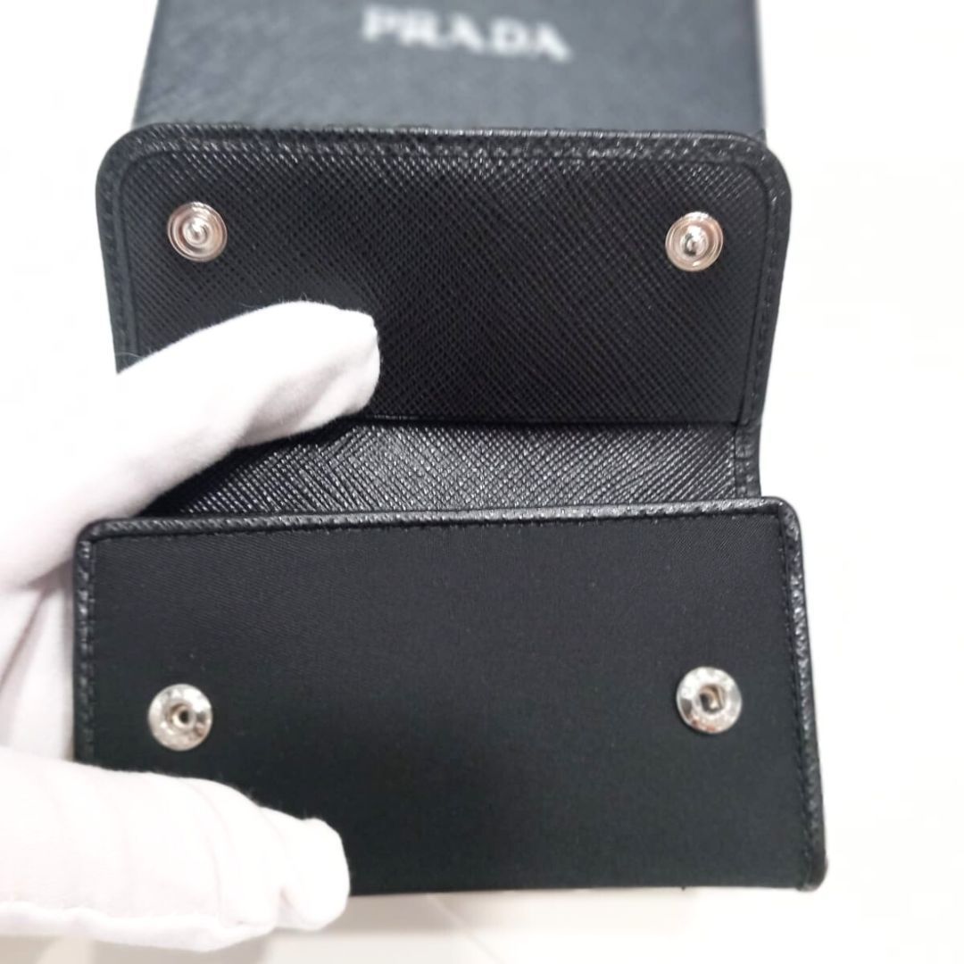 セール】PRADA☆三角ロゴTessutoナイロンキーケース1PG222 U70
