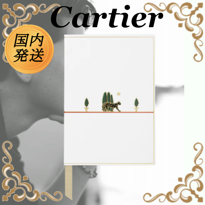 【国内発送★Cartier】パンテール ドゥ カルティエ ロゴ 手帳