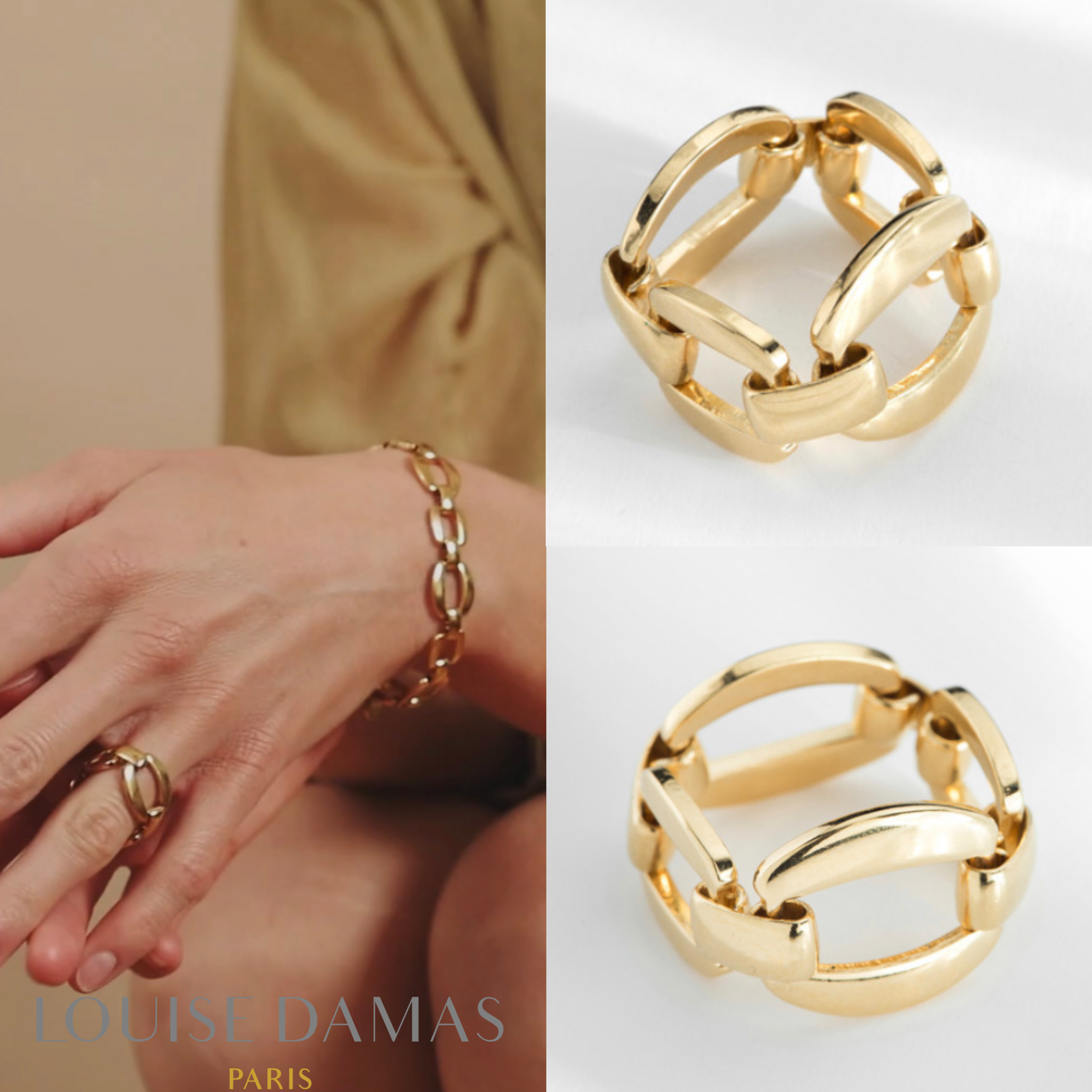 【送料無料】Georgia Chain Ring☆Louise Damas