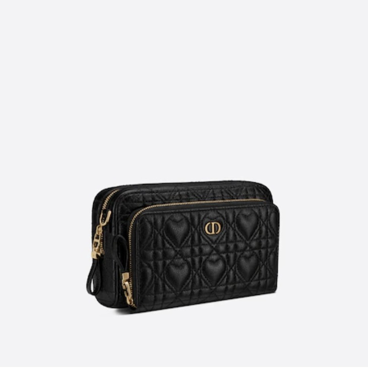 Dior ショルダーバッグ・ポシェット 【Dior】日本未入荷 ディオール ポーチ DIOR CARO ダブル ハート(3)