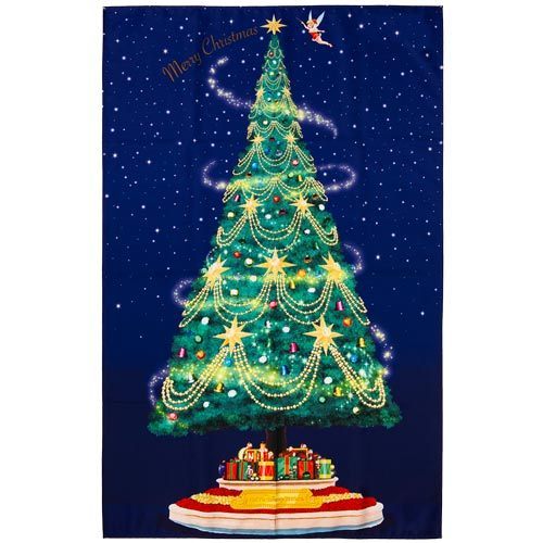 ディズニークリスマス2021 ツリーのタペストリー TDR (Disney