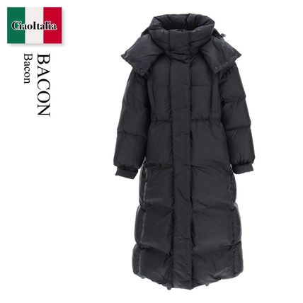 ベーコン ウィメンズ ダウンコート BIGPUFFA 13 ブラック S wCWLdUBhmJ