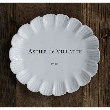 Astier de Villatte x 食器(皿)(ライフスタイル) - 海外通販のBUYMA 最新デザインの アスティエ・ド・ヴィラット アスティエドヴィラット グランシャレ プレート 皿 食器