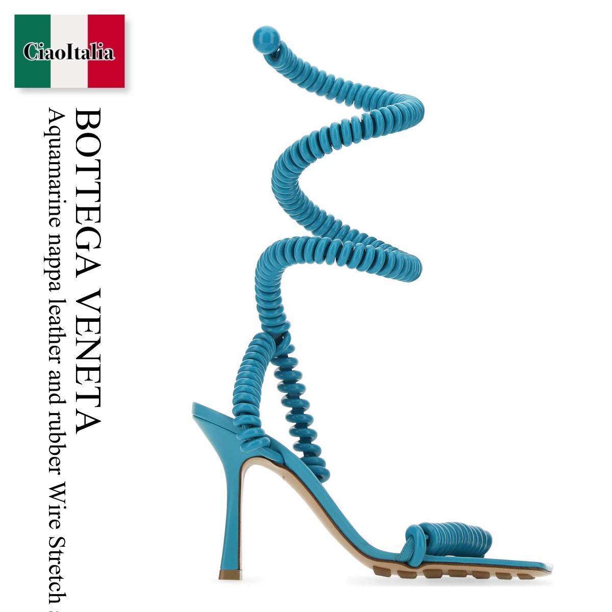 いいスタイル rubber and leather nappa Veneta Bottega Wire sandals Stretch サンダル・ミュール いいスタイル rubber and leather nappa Veneta Bottega Wire sandals Stretch サンダル・ミュール