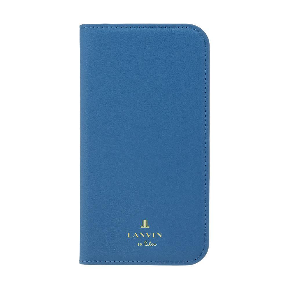 LANVIN en Bleu★フォリオ型 ネイビー iPhone12mini ケース