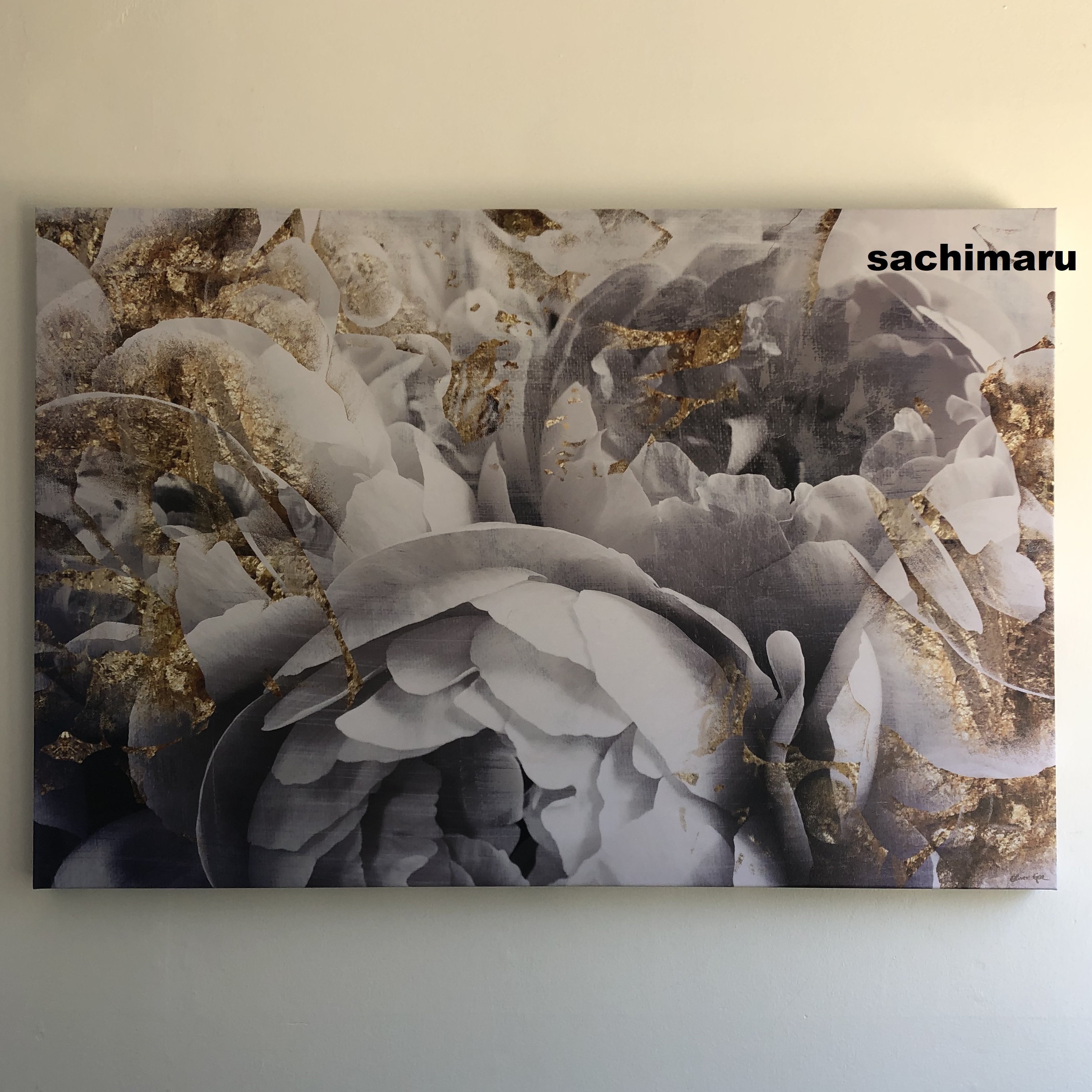 Oliver Gal 特大 76x114cm キャンバス FLORAL PERFUME PEONIES