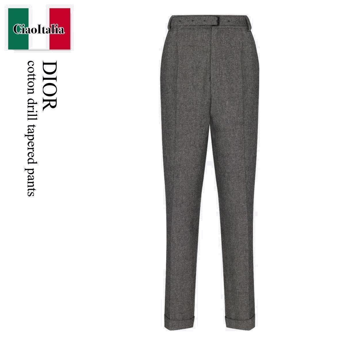 パンツ Dior cotton drill tapered pants