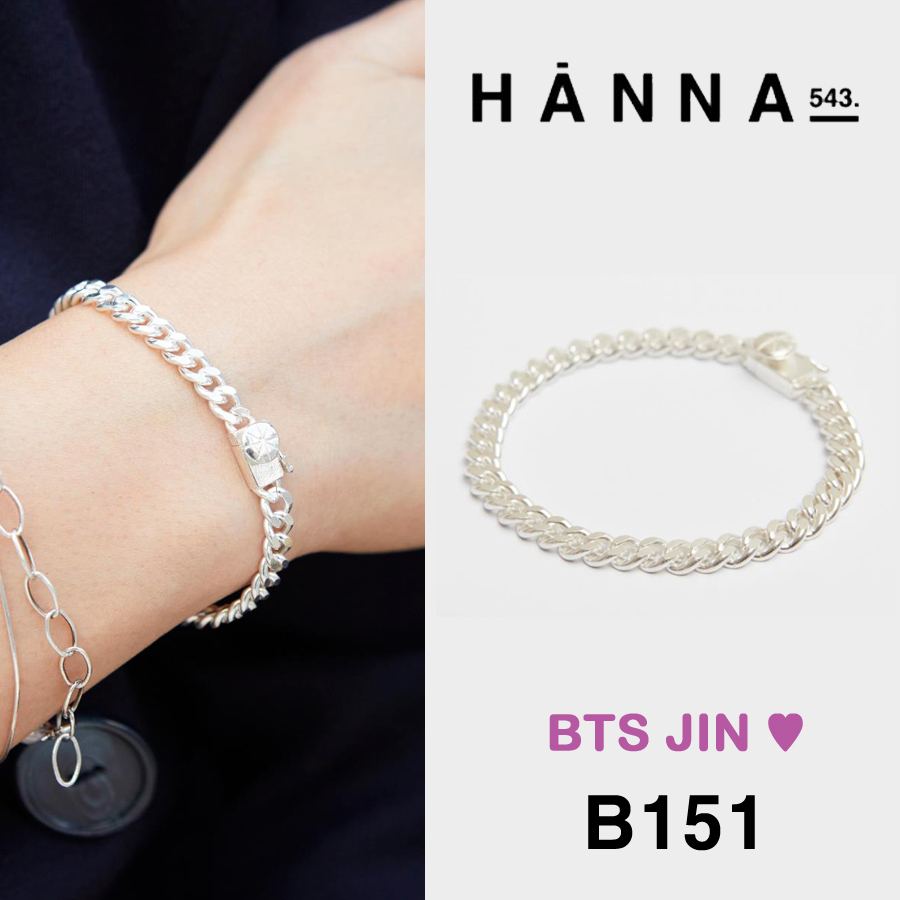 韓国発【HANNA543】BTSジン着用★B151ブレスレット