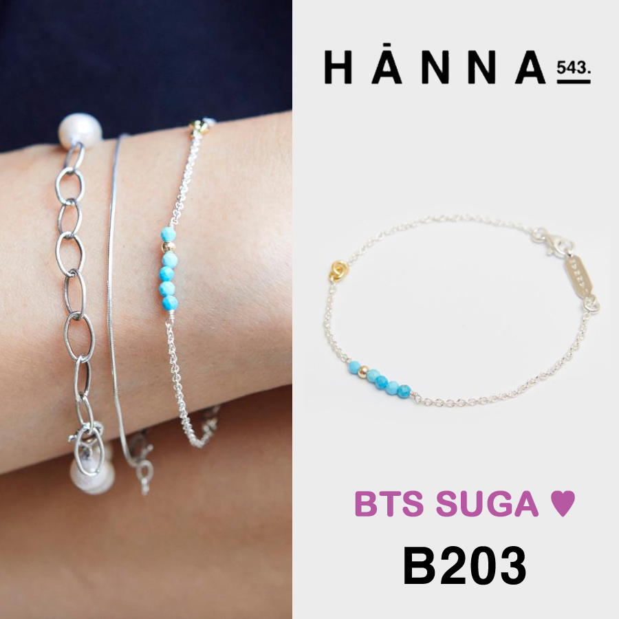 韓国発【HANNA543】BTSシュガ着用★B203ブレスレット