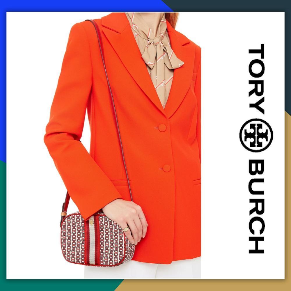 Tory Burch ショルダーバッグ・ポシェット 【関税送料込】Tory Burch Gemini Linkコットンショルダーバッグ(6)