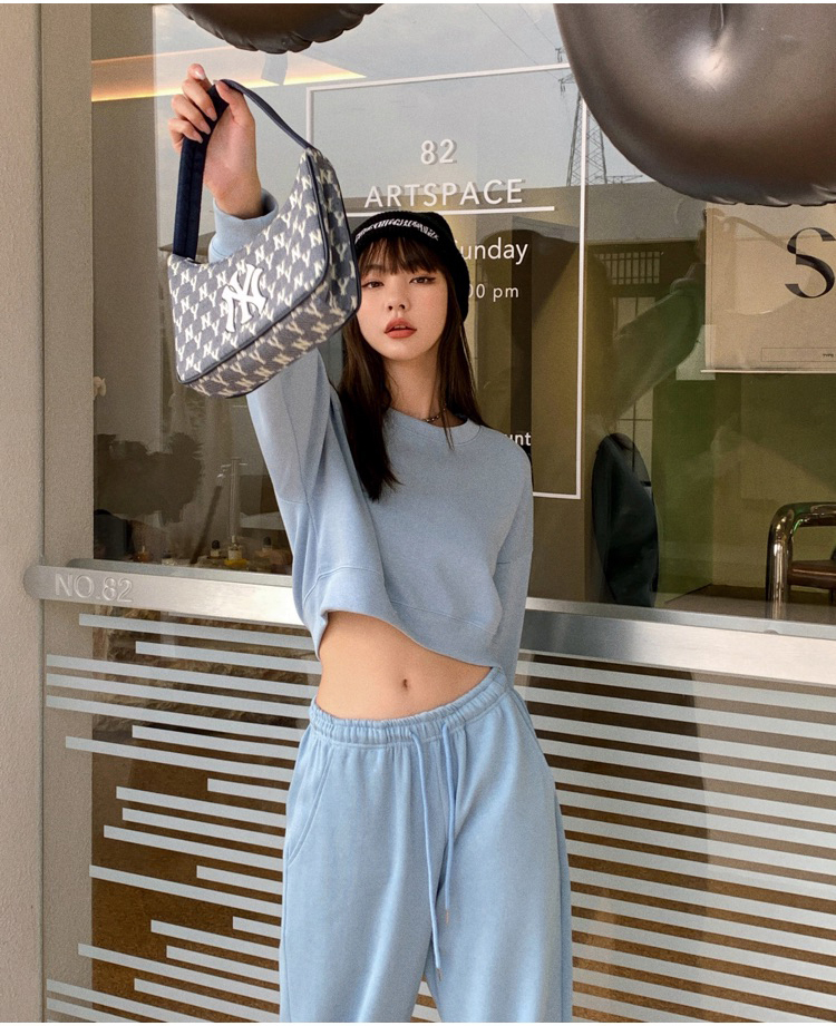 ヘソ出し スポーツ スウェット ヨガ ダンスセットアップ org.jpg